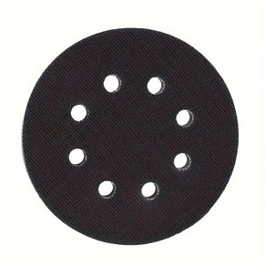 샌딩기 광택기용 샌딩 디스크 소프트 스폰지 인터페이스 후크 루프 백킹 패드 8 홀 5 인치 125mm 1 개, 1) 1pc, 1개