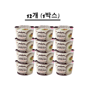 [트윈스몰] 그때 그 추억! 샘표 설렁탕 국수 89g x 12개 (1box) 진한 사골 맛