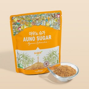 아우노슈가 비정제원당 유기농 설탕 사탕수수원당 320g 4개