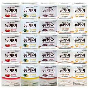 뉴케어 미니 구수한맛 + 미니 바나나맛 + 단호박맛 + 딸기맛 + 커피맛 (총25팩), 25개