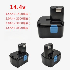 히타치 배터리 14.4v 18v 호환 전동공구 드릴 BCC715 BCC912, 14.4v 3.5Ah(3500mAh)