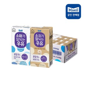 매일유업 소화가잘되는우유 190ml 12팩+미숫가루12팩