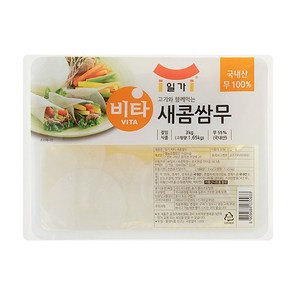 [푸른들마켓][일가집] 비타새콤쌈무(국산) 3kg, 1개