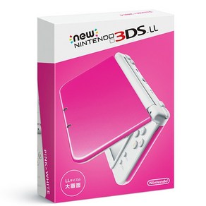 뉴 닌텐도 3DS LL 핑크x화이트 일본 수입판 일본판 게임만 수입 지역 잠금 북미 3ds와 호환 안 됨 3ds