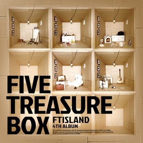 에프티 아일랜드(F.T Island) 4집 - Five Teasue Box