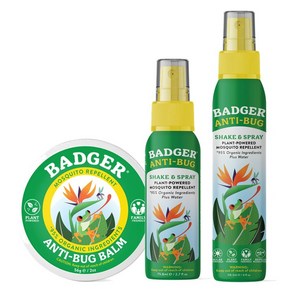 [미국인기템] 뱃져 안티 버그 밤 스프레이 벌레 모기 퇴치 기피 차단 Badge Bug Repellent Balm & Spay, 01 밤, 1개, 59ml