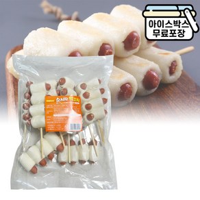 소떡소떡 소시지떡꼬치 1.6kg (160gX10개입) 휴게소 필수간식 캠핑요리, 160g, 1개