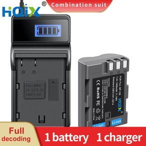 배터리호환 HQIX 후지필름 S5 프로용 NP150 충전기, 1 Battey 1 Chage, 1개