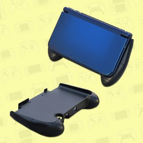 Nintendo new3DS XL 뉴큰다수 핸드 그립 케이스, 1개, 블랙