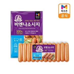 [목우촌] 주부9단 프랑크 소시지 500g + 비엔나 450g, 1개