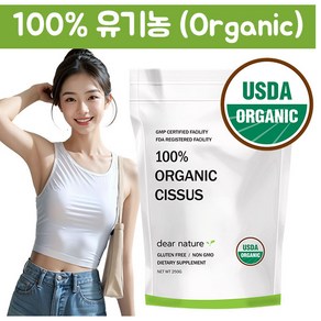 디어네이처 유기농(Oganic) 시서스가루 250g 타먹는 시서스파우더 [미농림부 USDA 인증], 5개