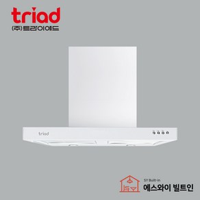 트라이애드 침니후드 백색 렌지후드 T201-60/90MW(600용/900용) 화이트 후황 주방 환풍기 교체