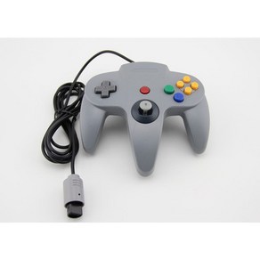 N64 본체 게임 핸들 닌텐도 게임 핸들, 회색, 1개