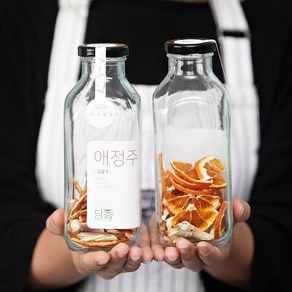 담향 제주 감귤주 담금주 키트(애정주) 1병 500ml 3병3병(500ml x 3 선물세트), 1개