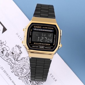 A168WEGB-1B 카시오 남녀공용 CASIO 메탈 손목시계 a