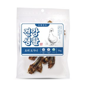 견강생활 수제간식 오리도가니 70g, 오리 도가니 70g, 1개