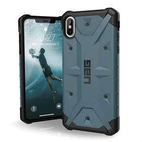 URBAN ARMOR GEAR UAG 아이폰 Xs Max (6.5 인치 스크린) 플라이오 깃털처럼 가벼운 견고한 (애쉬) 군용 낙하 테스트 케이스