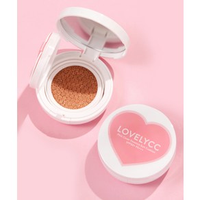 LOVELYCC [2pack]핑크 톤업 커버 에센스 선쿠션 SPF50+ PA+++ 15g312662, 17호, 13호, 15g, 2개
