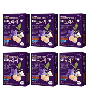목청 도라지 목캔디 9정 x 6개 목에 좋은 캔디, 4.5g, 54개