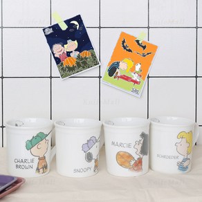 PEANUTS 스누피 캐릭터 머그컵 380ml (9종), 찰리, 1개