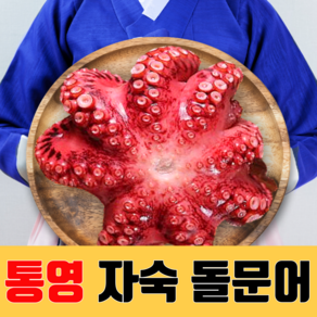 [제수용 국산 문어] 통영 자숙 돌문어, 1박스, (제수용) 자숙문어 1kg [1미]