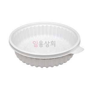 [ILYONG] 탕용기 BFP 225파이 특소 1500ml 100세트 백색, 100개, 1세트