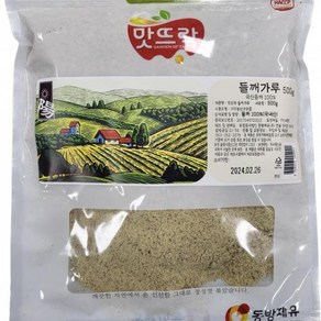 맛뜨락 거피 들깨 가루 국낸 500G 동방제유, 1개