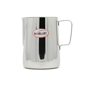 (홈아트) JY7103-4 스팀피처 밀크저그 1000ml (눈금표시), 실버, 1개