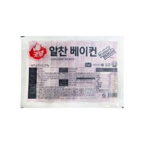 CJ_FW 굿딜 알찬 베이컨 업소용 전지베이컨, 10개, 1kg