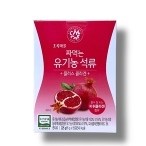 [초록마을] 짜먹는 유기농석류(15gx15포), 225g, 2개
