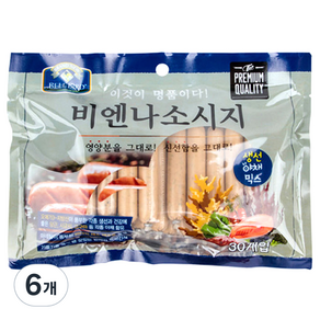 벨버드 반려견 비엔나 소시지 30p, 혼합맛(생선/야채), 450g, 6개