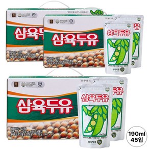 삼육두유 파우치 190ml, 45개