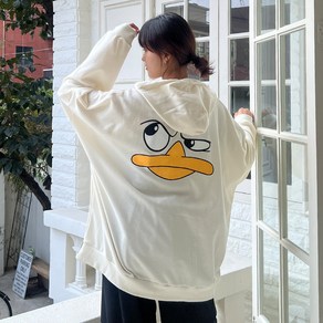 [4XL] CUTE/앵그리 DUCK 후드 2colo