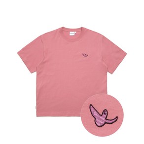 MARK GONZALES ANGEL WAPPEN OG TSHIRT INDIAN PINK