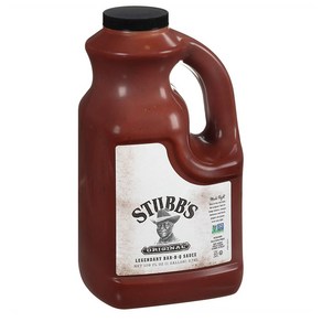 Stubb's Oiginal Legenday Ba-B-Q Sauce 스터브 오리지널 레전더리 바비큐 소스 128oz(3.78L), 1개, 1ml