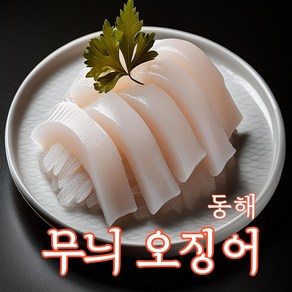 무늬오징어 생물 숙회오징어 숙회 회 무침 탕 국 찌게 제철음식, 1개, 1kg(소 5-7미)