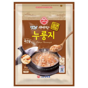 오뚜기 옛날 구수한 끓여먹는 누룽지, 2개, 3kg, 2개