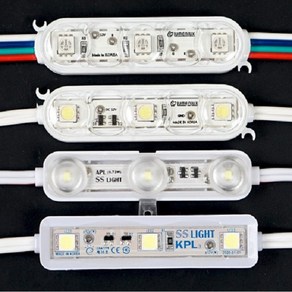 SS라이트 LED 3구 모듈 삼색(RGB) 12V 0.72W 방수 간판조명