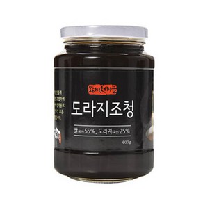 100% 국내산 수제 도라지 조청 600g 전통방식 도라지조청 꿀 도라지 물엿 기관지건강