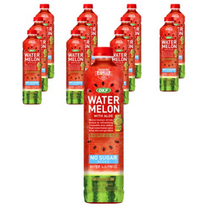 오케이에프 워터멜론 노슈가 에디드, 1.5L, 12개