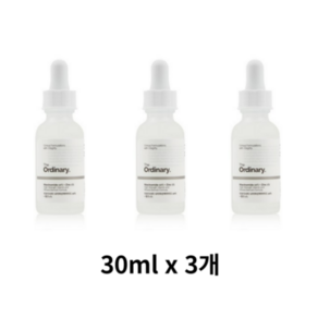 나이아신아마이드 징크 비타민3 B3 에센스 세럼 미백 모공 피지 THE ORDINARY, 3개, 30ml