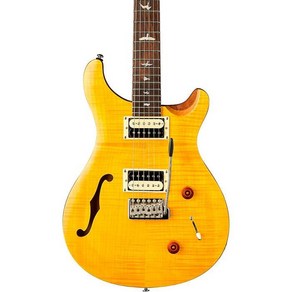 PRS SE Custom 22 Semi-Hollow Electic Guita Santana Yellow, One Size, One Colo, 1개