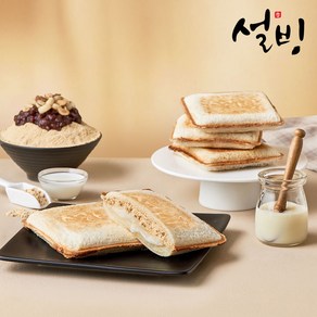 설빙 인절미토스트 4개입x2팩, 단품없음, 460g, 8개