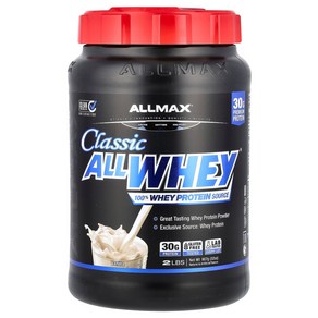 올맥스뉴트리션 AllWhey Classic 100% 유청 단백질 프렌치 바닐라 907g(2lbs), 907g, 1개