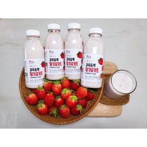 임실 꽃과목장 요프로 과육듬뿍딸기요거트 450ml, 1개