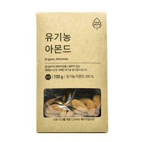 ORGA ZERO 유기농 아몬드, 100g, 1개