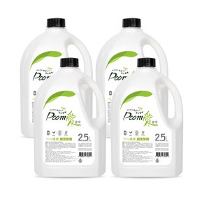 [제이제이] 품애 액체세제 2.5Lx4입, 4개, 2.5L