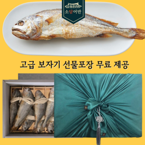 [소담어반] 영광 법성포 보리굴비 추석 선물세트 프리미엄 명절 반건조 대왕 특대 산지직송, 2.특대마른보리굴비(10마리_32~33cm), 1개