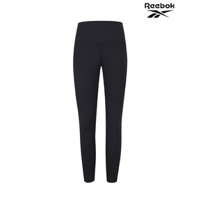 리복 Reebok 여성 블랙 트레이닝 TS 럭스 하이라이즈 레깅스 REPA1F016BK