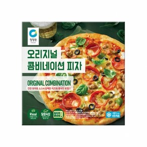 청정원 오리지널 콤비네이션 피자 360g, 1개